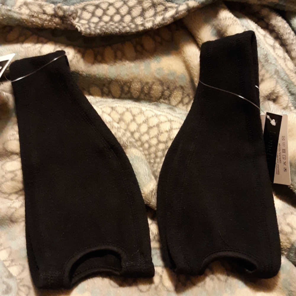 2 pack 100% polyester earwarmer ponytail headbands